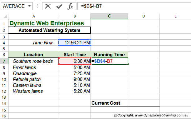 ExcelNowFunction-3-DynamicWebTraining