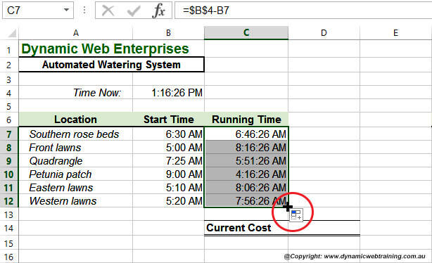 ExcelNowFunction-5-DynamicWebTraining