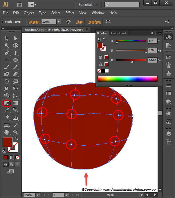 MeshTool-5-DynamicWebTraining