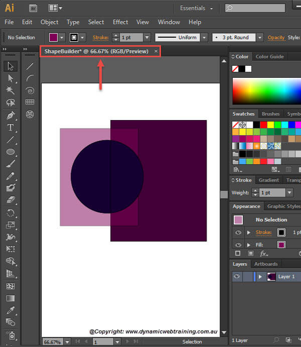 How to use Shape Builder Tool in Adobe Illustrator
