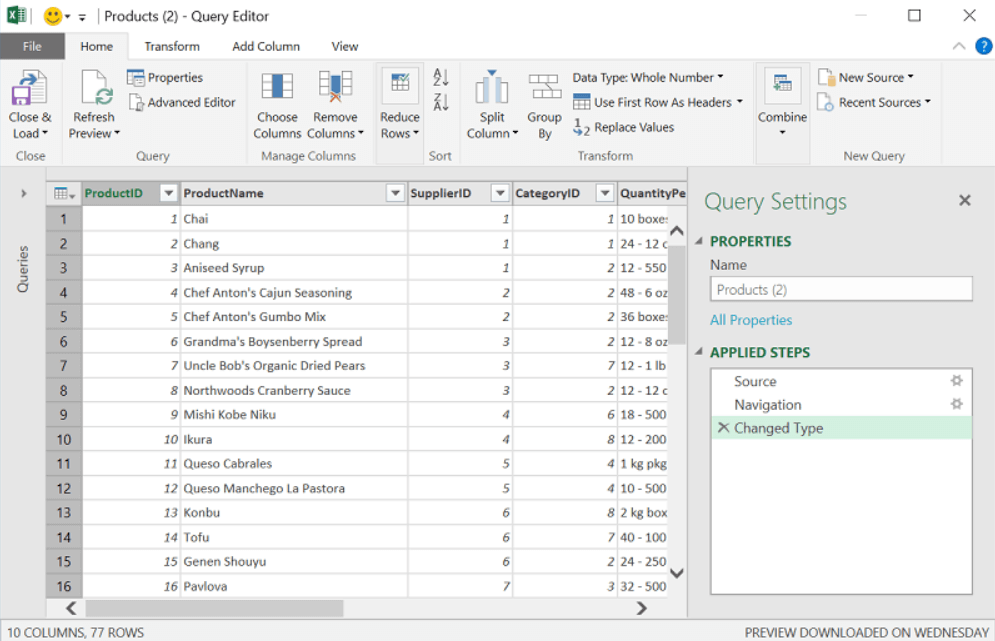 Query Editor in Excel 2016 - Dynamic Web Training