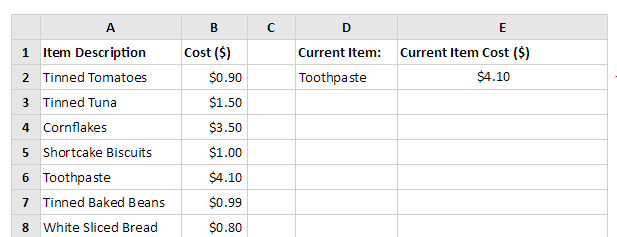 Excel VLOOKUP Step 2 - Dynamic Web Training