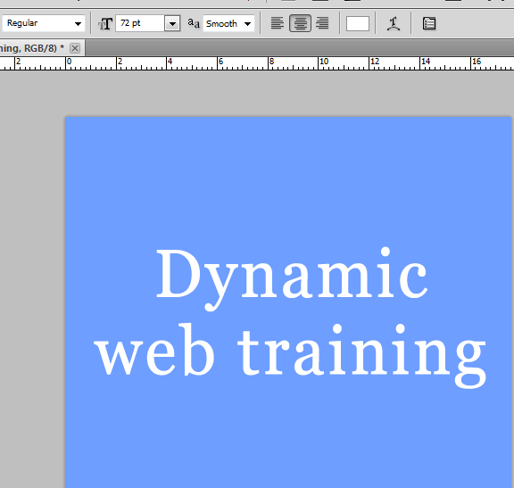 Photoshop Fonts Pixelated 7 - Dynamic Web Training