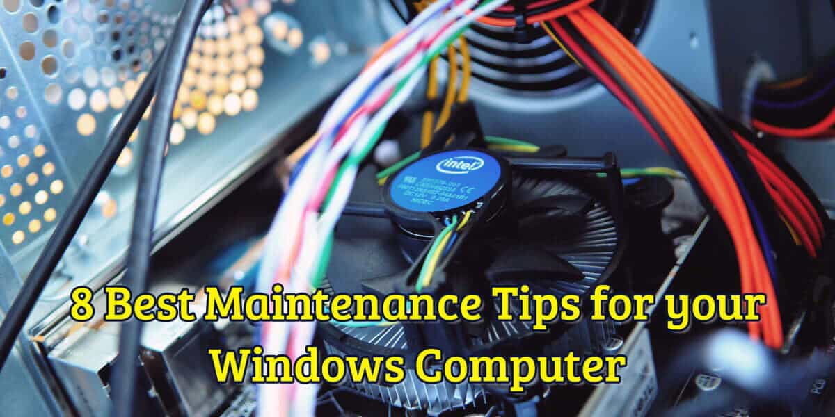 Widnows Computer Maintenance 1 - Dynamic Web Training