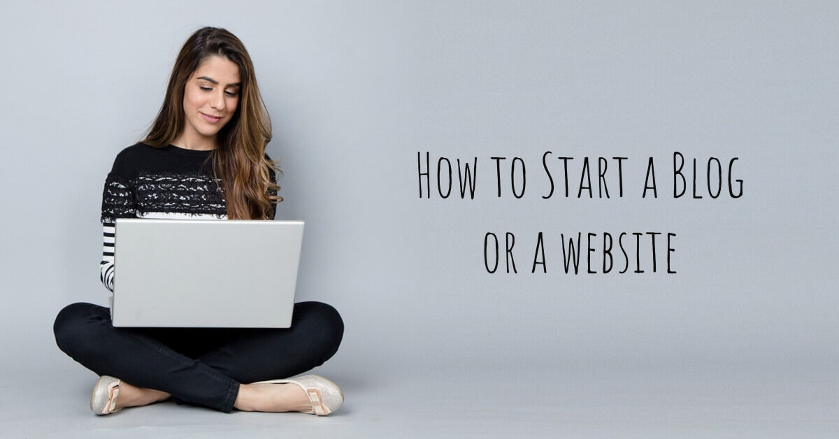 How to start a Blog or a Website - Dynamic Web Training