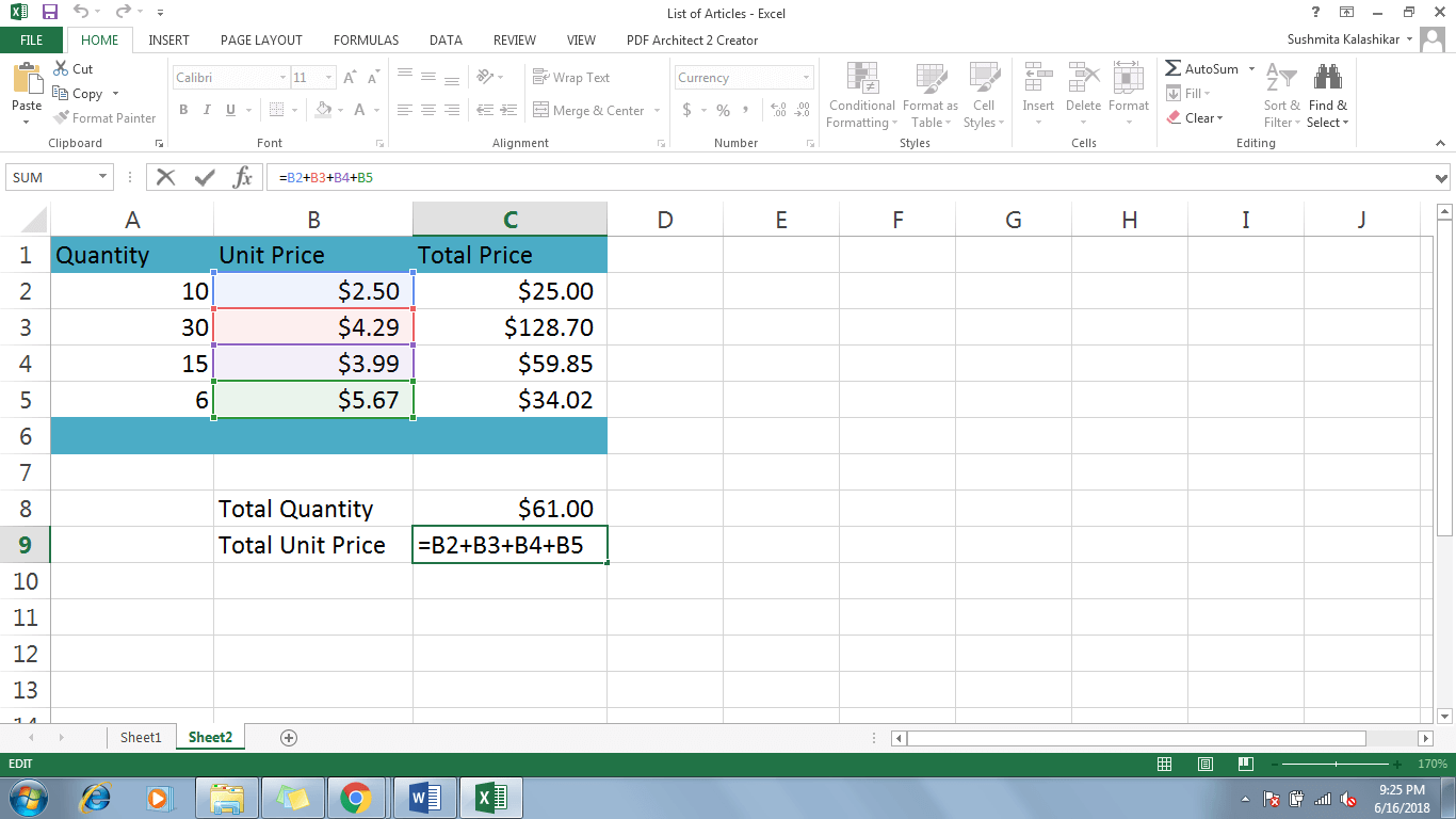 2 Modify A Formula In Excel - Dynamic Web Training