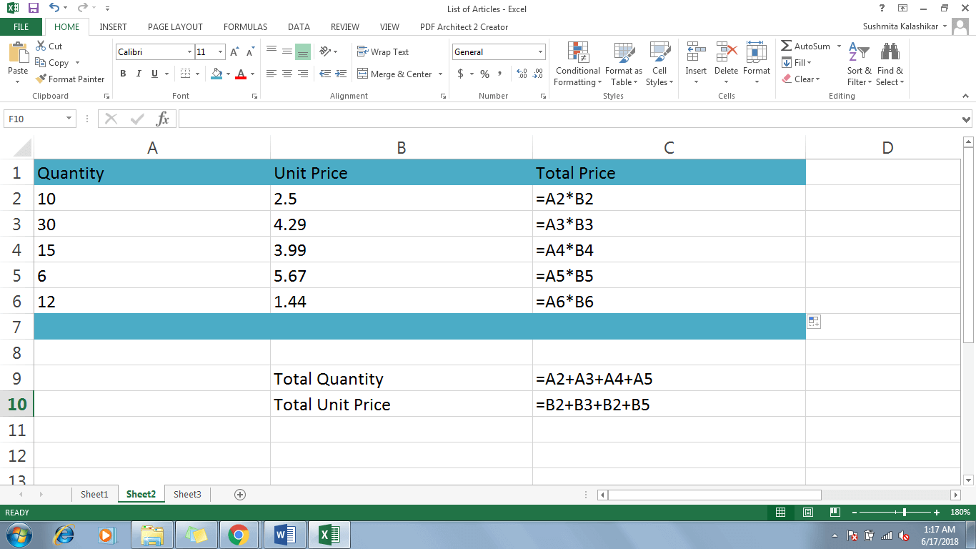 4 Copy Formula Adjacent Cell - Dynamic Web Training