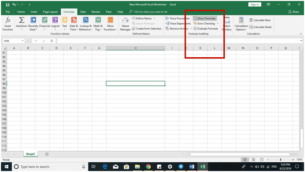 Excel 2016 Tips - Reveal Formula 2 - Dynamic Web Training