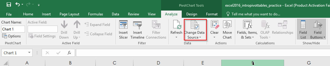 Pivot Table Step 11 a - Dynamic Web Training