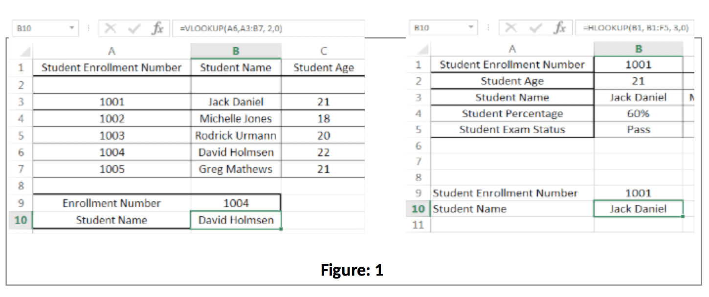 How to do VLOOKUP and HLOOKUP Figure 1 - Dynamic Web Training