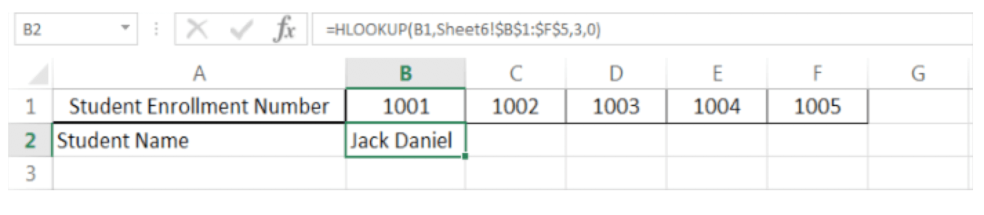 How to do VLOOKUP and HLOOKUP Figure 7 - Dynamic Web Training