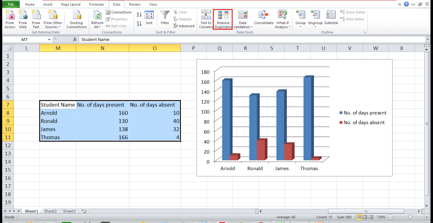 Graph and Chart in Excel 17 - Dynamic Web Training