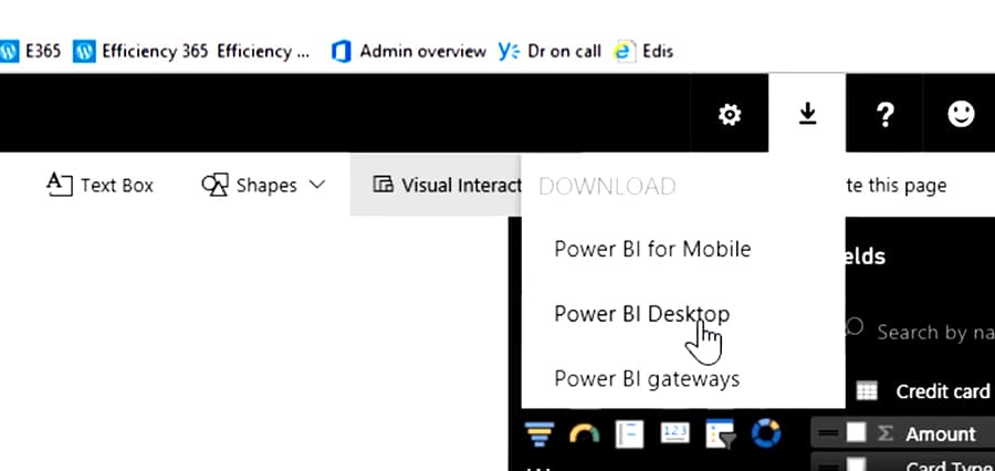 Power BI Open Power BI Desktop 2 - Dynamic Web Training
