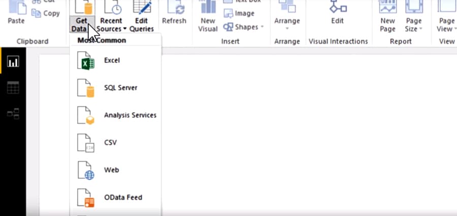 Power BI Open Power BI Desktop 3 - Dynamic Web Training