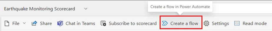 17 Create A Flow - Live Power Bi Scoreboard