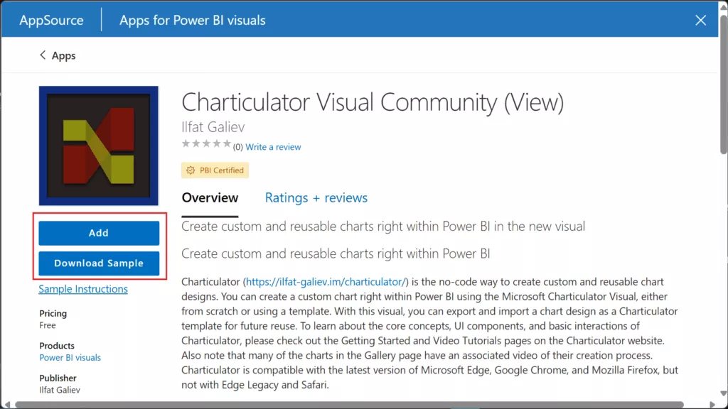 Power BI Visuals - Charticulator Visual Community-10