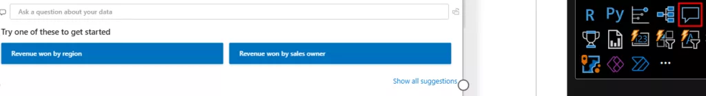 Power BI NLQ - Figure 2 - Dynamic Web Training