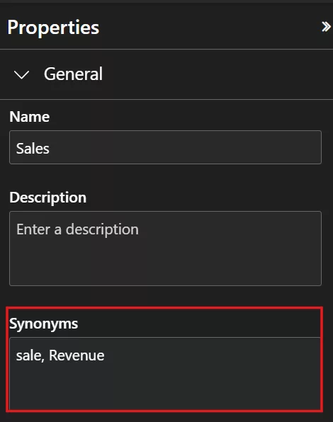 Power BI NLQ - Figure 6 - Dynamic Web Training